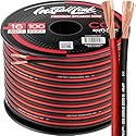 16 AWG Gauge Speaker Wire Cable Stereo, Car or Home Theater, CCA (100 Feet) by Install Link