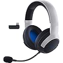 Razer Kaira Dual Wireless Gaming Headset for PlayStation 5 / PS5, PC, Mobile, PS4: Triforce 50mm Drivers - HyperClear Cardioid Mic - 2.4GHz