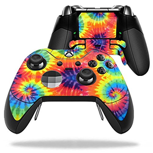 MightySkins Skin Compatible with Microsoft Xbox One Elite Controller - Tie Dye 2 | Protective, Durable, and Unique Vinyl Decal wrap Cover | Easy