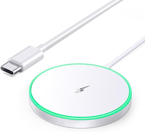 Magnetic Wireless Charger 15w Charger for 17 Pro Max/17 Pro/17/17 Air/16/15/14/13/12 Series AirPods 3/2/Pro/Pro 2 LED Magnet Charging Pad