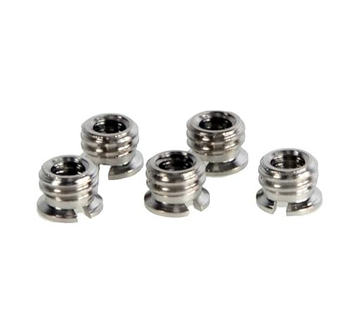 ProMaster Tripod Thread Adapter - Convert 1/4" to 3/8" (5 Pack) for Quick and Easy Camera Mounting, (Model 2731)