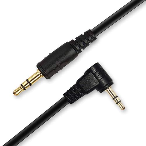PIXEL TW-283 Remote Release Cable - 3.5mm-E3 Camera Shutter Remote for Canon R6, XT, XTi, XS, XSi, T1i, T2, T2i, T3, T3i, T4, T4i, T5, T5i, T6, T6i