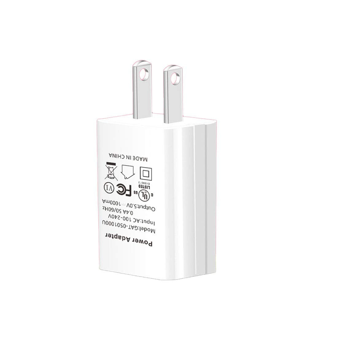 EZ-FIT UL Certified 5V Power Supply USB Wall Charger 5v 1A Universal Portable Travel Power Adapter Plug for Drones,TV Sound Bar,Fire TV…