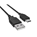 CableLeader 0.5ft USB 2.0 A Male to Micro B Male Cable, Charging Cord, Data Transfer Cable, Black, Pack of 1