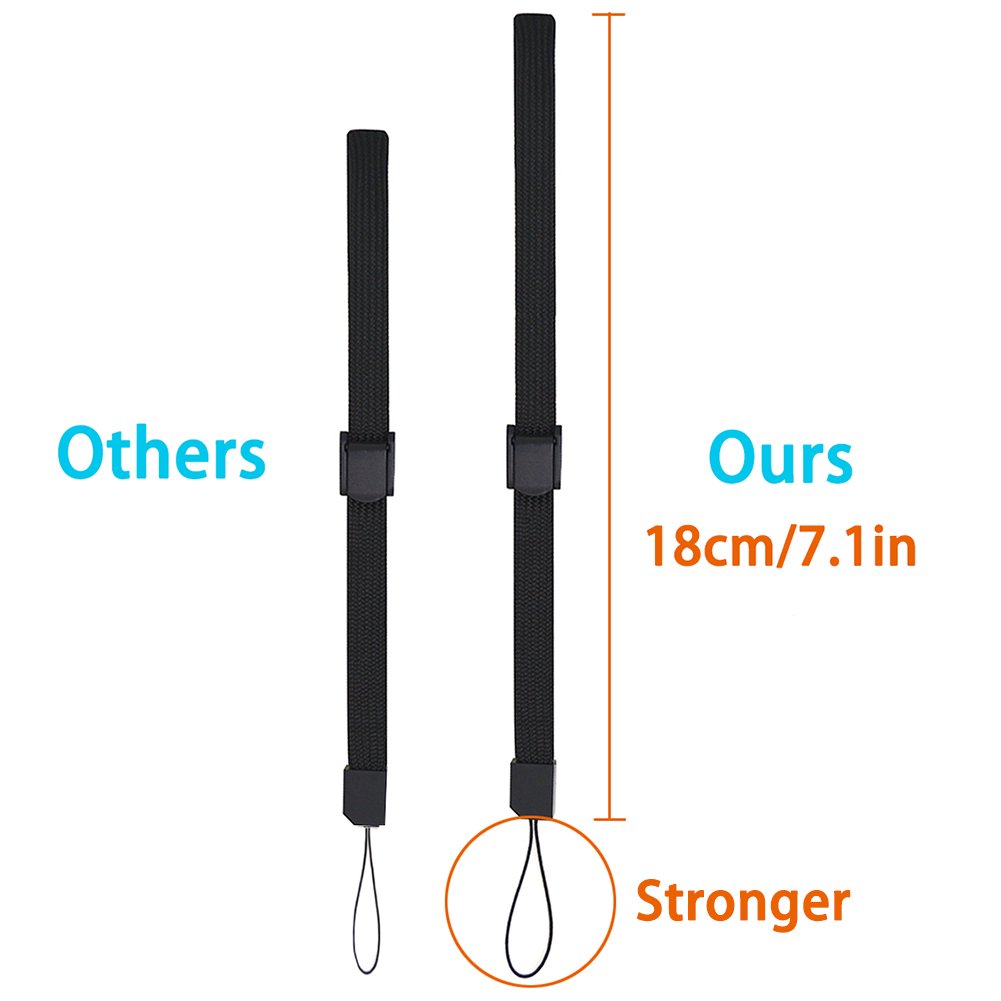 Pluxen Adjustable Wrist Strap Lanyard Compatible with Wii Remote Controller Phone Camera