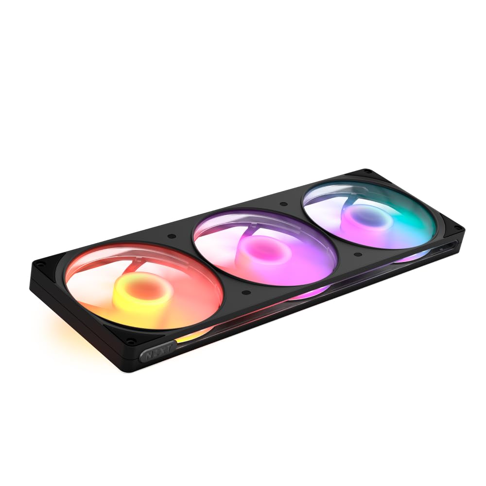 NZXT F420 RGB - 420mm Single-Frame PWM RGB Fan - Black