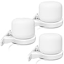 Delidigi 3 Pack ABS Wall Mount Compatible with Nest WiFi Router- AC2200 Bracket Holder Shelf for Nest WiFi Point [Built-in Cable Management](3 Pack