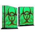 MightySkins Skin Compatible with Sony PS4 Console - Biohazard | Protective, Durable, and Unique Vinyl Decal wrap Cover | Easy to Apply, Remove,