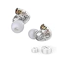 TENNMAK PRO Ear Head Replacement for SE846 SE535 SE425 SE215 LZ A4 A5 UE900 Pro Earbuds Earphone MMCX Cable (Clear)
