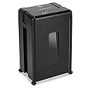 WOLVERINE 15-Sheet Super Micro Cut High Security Level P-5 Heavy Duty Paper/CD/Card Shredder for Home Office, Ultra Quiet by Manganese-Steel Cutter