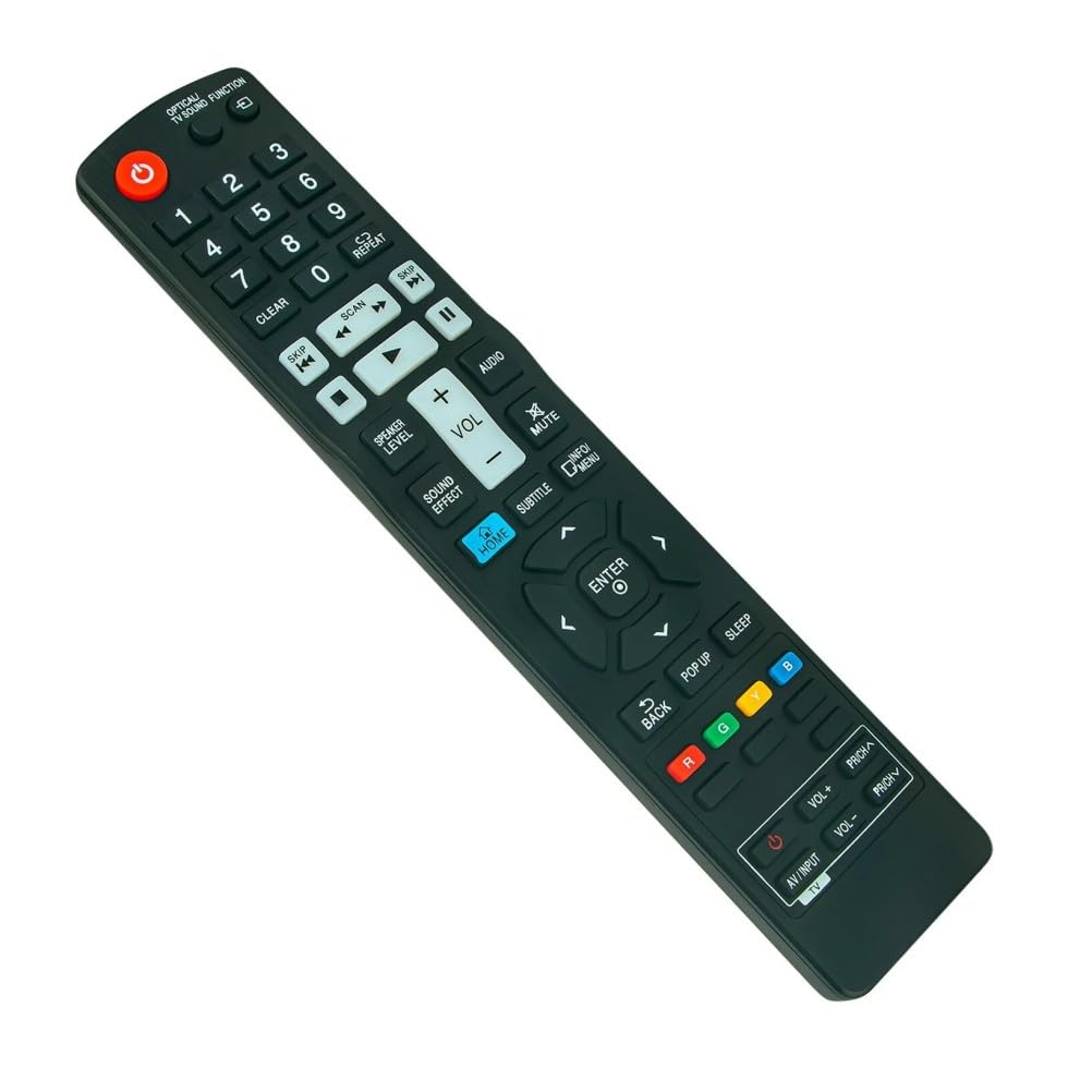 AKB73775701 Replacement Remote Control for LG Soundbar in Living Rooms or Rooms, Size Approximately About 9 x 2 x 1 in, Replace Remote Compatible