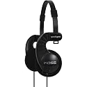 Koss SportaPro On-Ear Stereo Headphones, 3.5mm Plug, Lightweight, Unique Folding Design, Black