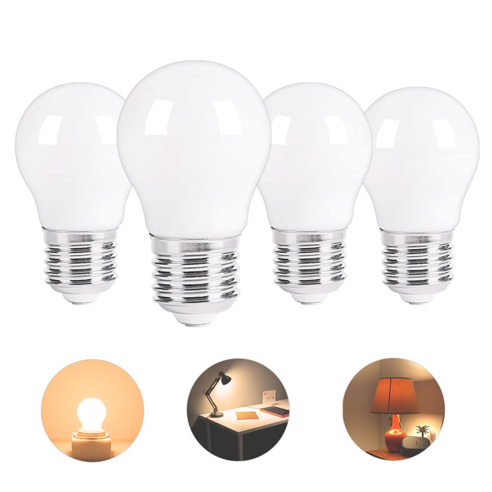 Spolico Low wattage A15 LED Light Bulb Replacement 15W 20W 25W E26 Base 120V 2W 150lm Soft White 2700K Non-Dimmable for Bathroom, Bedroom, Bedside