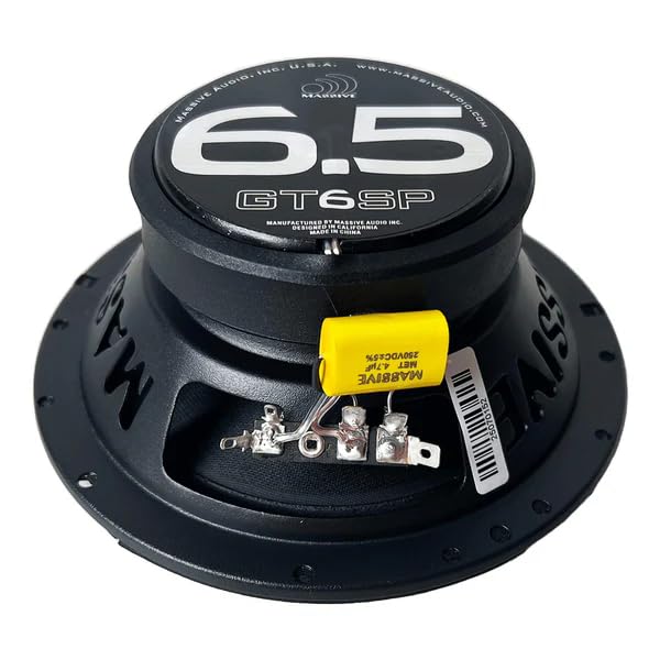 Massive Audio GT6SP | 6.5" 2-Way Coaxial Speakers