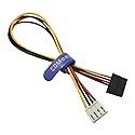 COMeap SATA Power Cable for Hikvision Video Recorder, 4 Pin to SATA Hard Drive HDD Power Adapter 13-in(33cm) (2-Pack)