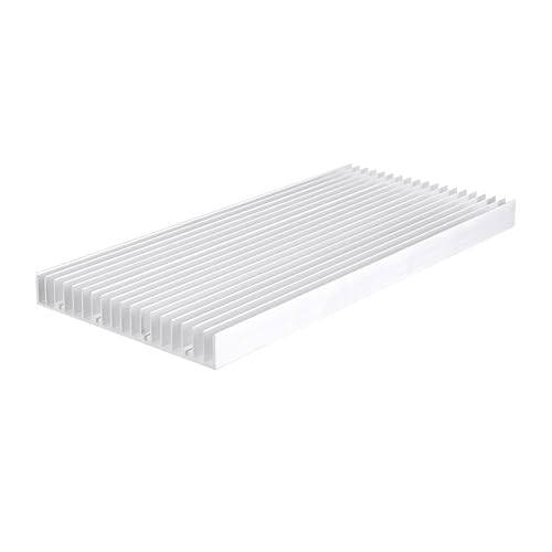 Aluminum Heatsink, Heat Sink Heat Cooling Cooler for High Power Led Light 300 × 140 × 20MM