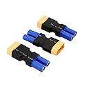 BDHI 3pcs XT90 / XT-90 Male to EC5 Female Connector Adapter - Heavy Duty Adapter(B02-3)