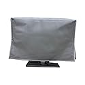 The Perfect Dust Cover LLC Silver Gray Nylon Monitor Cover, Anti Static & Waterproof, Fits 24" LED/LCD Monitors, Dimensions 23"W x 3"D x 16"H