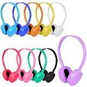 OSSZIT Classroom Kids Headphones Bulk 30 Pack Class Set of Headphones for Students Children Boys Girls Teen Adult,Group Learning, Computer Lab