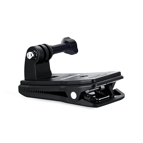 Sametop Backpack Strap Mount Quick Clip Mount Compatible with Gopro Hero 13, 12, 11, 10, 9, 8, 7, 6, 5, 4, Session, 3+, 3, 2, 1, Hero (2018), Fusion