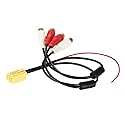 Dweekiy 6 Pin ISO Aux Adapter, Mini, RCA, Auxiliary, Male to Female