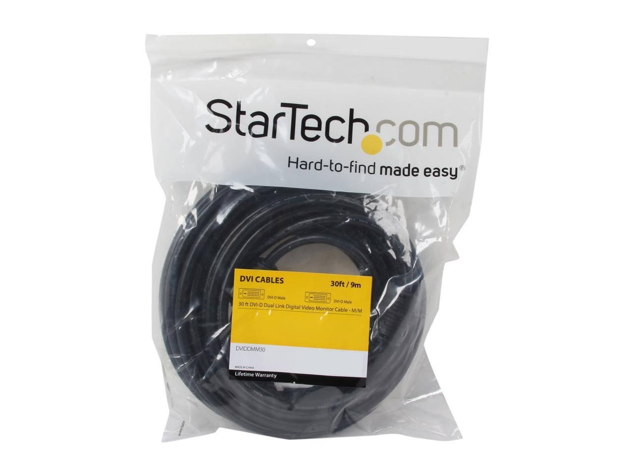 StarTech.com 30 ft DVI-D Dual Link Cable - M/M