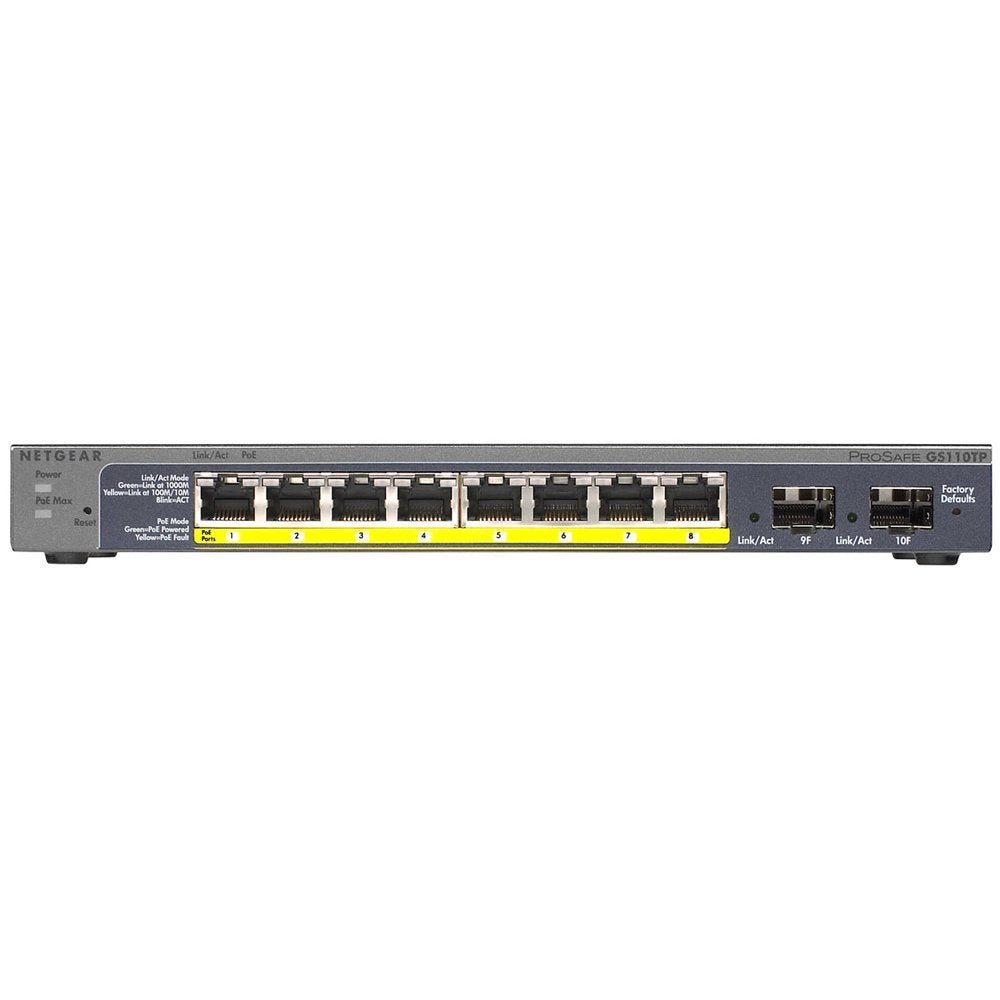 NETGEAR ProSafe GS110TP Ethernet Switch