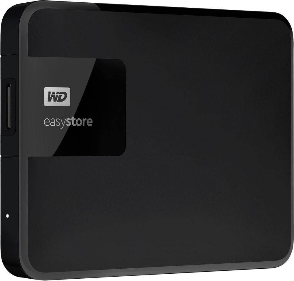 Western Digital WD Easystore 4TB External USB 3.0 Portable Hard Drive - Black WDBKUZ0040BBK-WESN