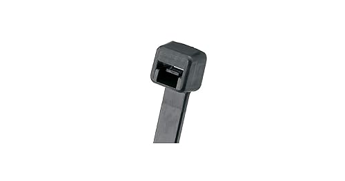 Panduit PLT3S-C0 Pan-Ty Locking Tie, Standard, 11.5-Inch Length, Weather Resistant Nylon 6.6, Black (100-Pack)