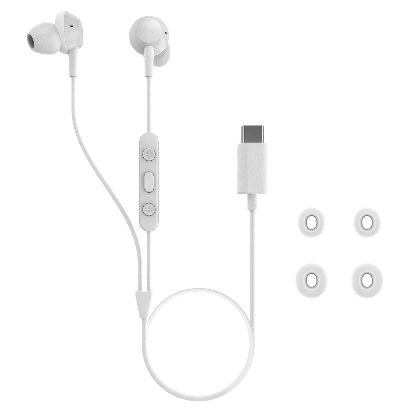 PHILIPS Wired Earbuds USB C with Microphone, in Ear Type C Headphones with mic, Powerful Bass, Lightweight, USB-C Wired Earphones, 3-Button in-line…