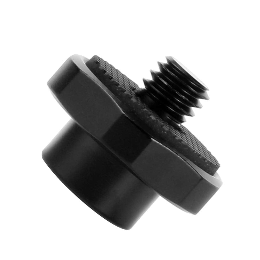 BGNing Aluminum Universal Hex 1/4" inch Female Thread to 3/8" Male Mount Screw Adapter Compatible for SLR DSLR Camera Flash Gimbal Tripod (1 4 Female