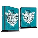 MightySkins Skin Compatible With Sony PS4 Console - White Tiger | Protective, Durable, and Unique Vinyl Decal wrap cover | Easy To Apply, Remove,