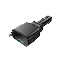 Retractable Car Charger 3 in 1, USB C Car Accessories Adapter for iPhone 16 USB C Charger Fast Charging,for iPhone 15 14 13 12 Pro Max
