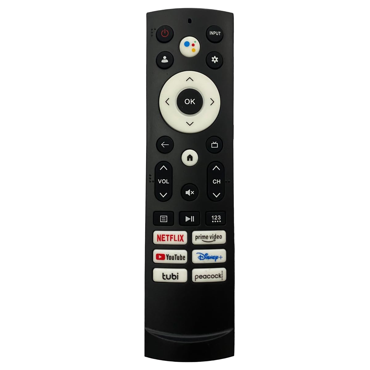 GHUST ERF3M90H Remote Control Replacement for HISENSE Smart TV 55U6K 65U6K 75U6K 100U76N 100QD7N 65QD7N 75QD7N 85QD7N