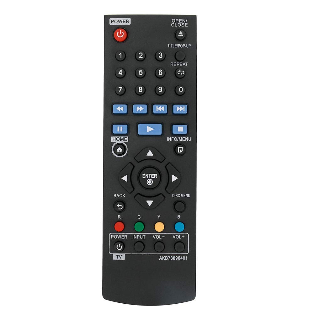 New Replace Remote Control for LG Blu-ray Player BP240 BP255 BP240D BP250 BP125 BP125N BP350