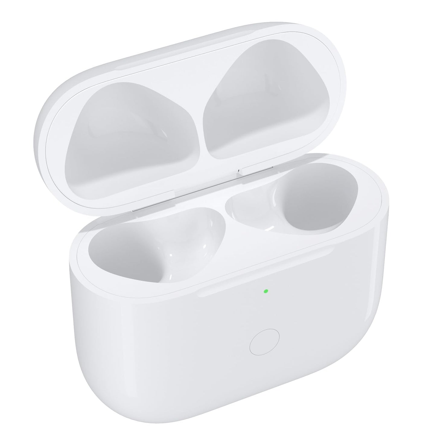 Wireless Charging Case Replacement Compatible with AirPods 4th Generation, AirPods 4 Charger Replacement Case with Bluetooth Pairing Sync Button, No