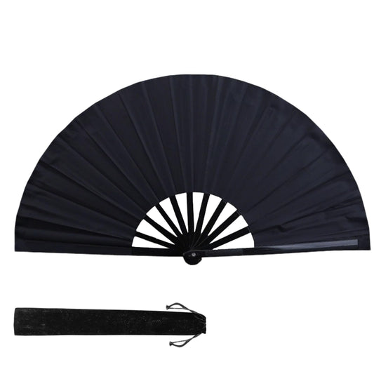 INABULETWO 13 inchs Large Rave Fan Popping Fan Clacking Fans for Line Dancing Hand Fans, Big Foldable Boots on The Ground Hand Handheld Line Dance