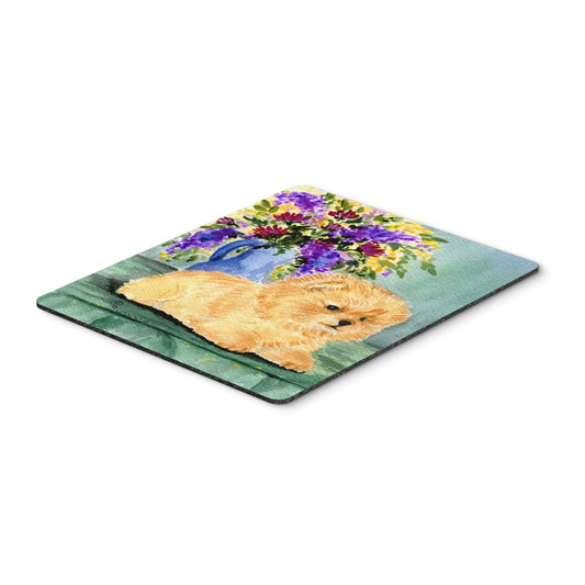 Caroline's Treasures SS8302MP Pomeranian Mouse Pad, Hot Pad or Trivet for Home Office Gaming Working Computers Laptop Mouse Mat,Washable Large