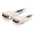 C2G Legrand DVI-D to DVI-D Video Cable, Male to Male Dual Link Digital Video Cable, Black Computer Cable, 2 Meter (6.6 Foot) Monitor Cable, 1 Count