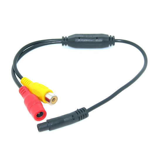 Auto Wayfeng WF 4-Pin to RCA (A/V) Adapter - 4 Pin to RCA Monitor/Camera Adapter