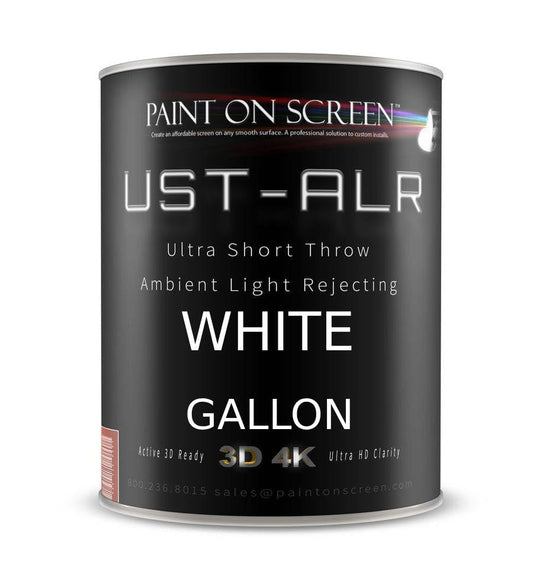 Paint on Screen Projector Screen Paint with Ambient Light Rejection | UST Projector Screen Paint For Picture Perfect 1080 HD and 4K UHD Clarity