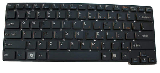 wangpeng® New Black US Laptop Keyboard for Sony Vaio VPC-CW VPCCW VPC-CW1EFX VPC-CW22FX VPC-CW21FX Keyboard No Frame