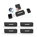 GIGASTONE SD Card Reader 5-Pack, 5-in-1 USB-A/USB-C Card Reader, Dual Slot for SD/Micro SD/SDHC/SDXC, Compatible with Laptop, PC, iPhone16/15, MacBook