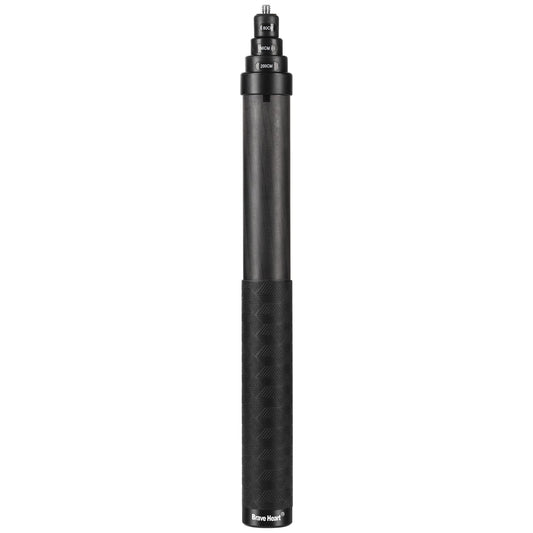 Kezhi 33cm Extended to 2m Long True Carbon Fiber Super Long Extend Invisible Selfie Stick for insta360 X5 x4 Insta 360 X5 x4 x3 x2 x one r rs for DJI