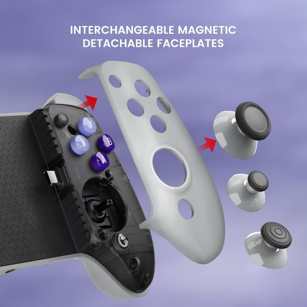 GameSir G8 Galileo Type-C Mobile Gaming Controller for Android & iPhone 15 Series (USB-C), Plug and Play Gamepad with Hall Effect Joysticks/Hall