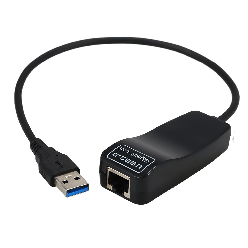 USB to Ethernet Adapter USB 3.0 to Gigabit Ethernet Network Converter for 10/100/1000 Gigabit Ethernet for Mac Windows pc Laptop