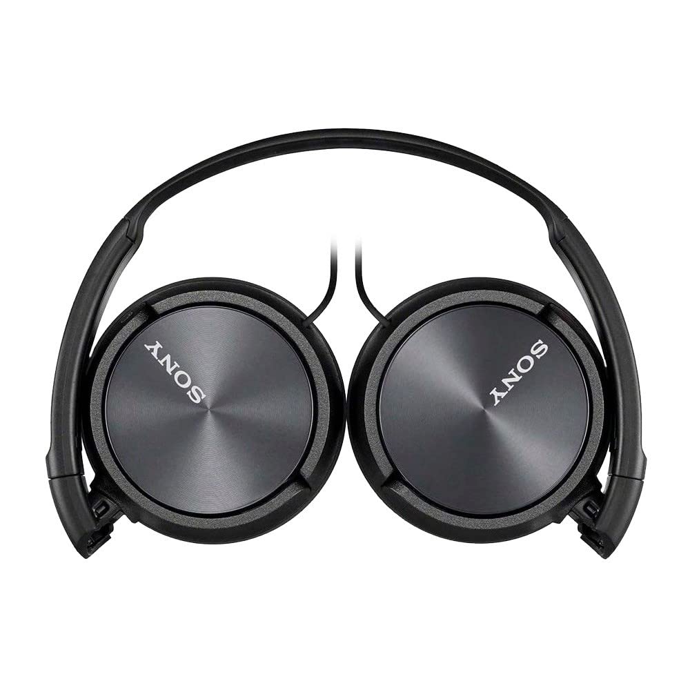 Sony Foldable Headphones with Smartphone Mic and Control - Metallic Black