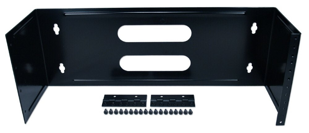 QVS C5BRK4 4U Wallmount Hinged Patch Panel Bracket