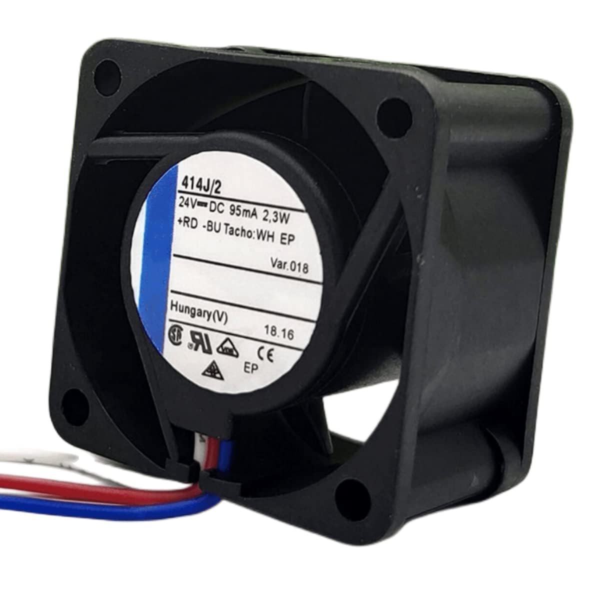 414J2 DC 24V 95mA 2.3W 40X40X20MM 3-Wire Cooling Fan