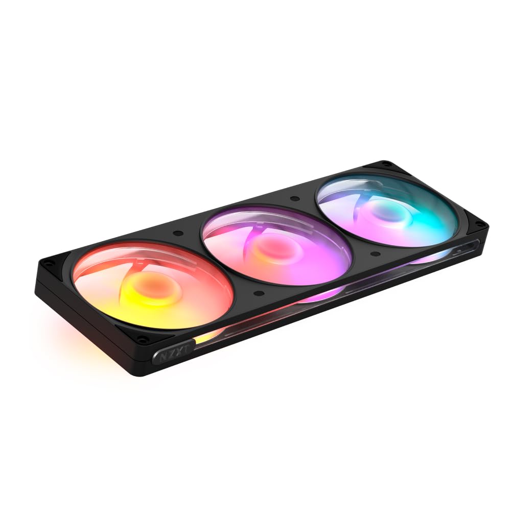 NZXT F360 RGB - 360mm Single-Frame PWM RGB Fan - Black